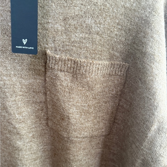 BRAND NEW W TAGS Lulus brown turtleneck sweater dress with pocket - Picture 3 of 5